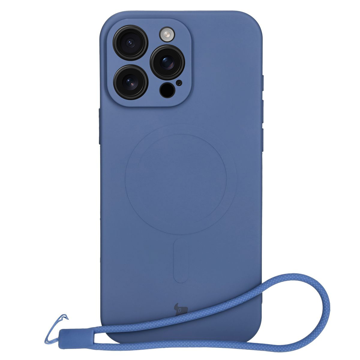 Carcasă cu inel magnetic Bizon Case Silicone Magnetic pentru Apple iPhone 16 Pro