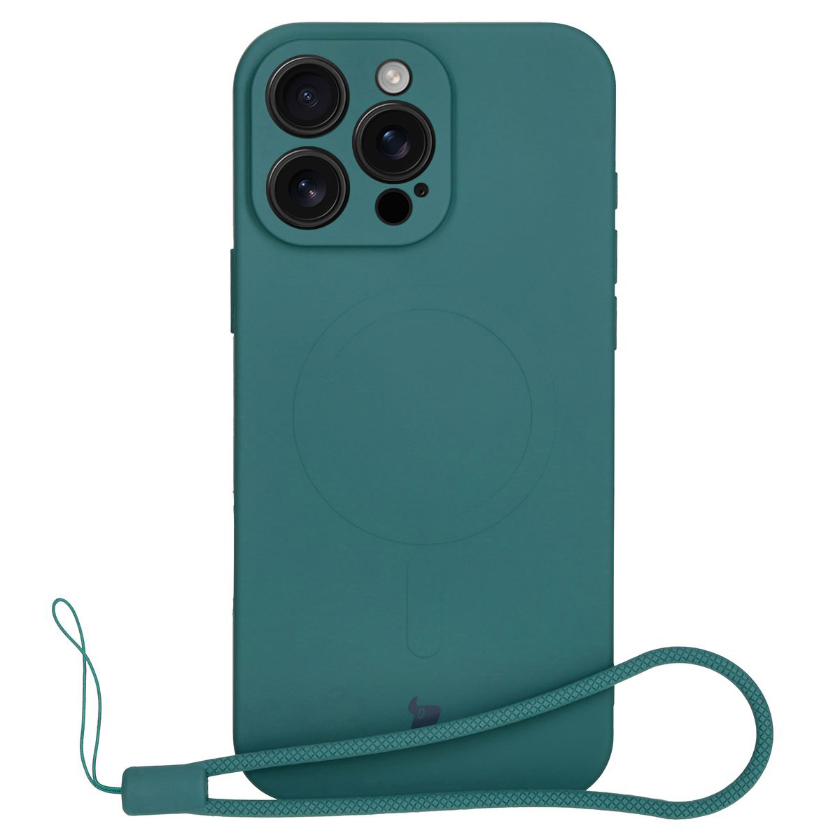 Husă cu inel magnetic Bizon Case Silicone Magnetic pentru Apple iPhone 16 Pro
