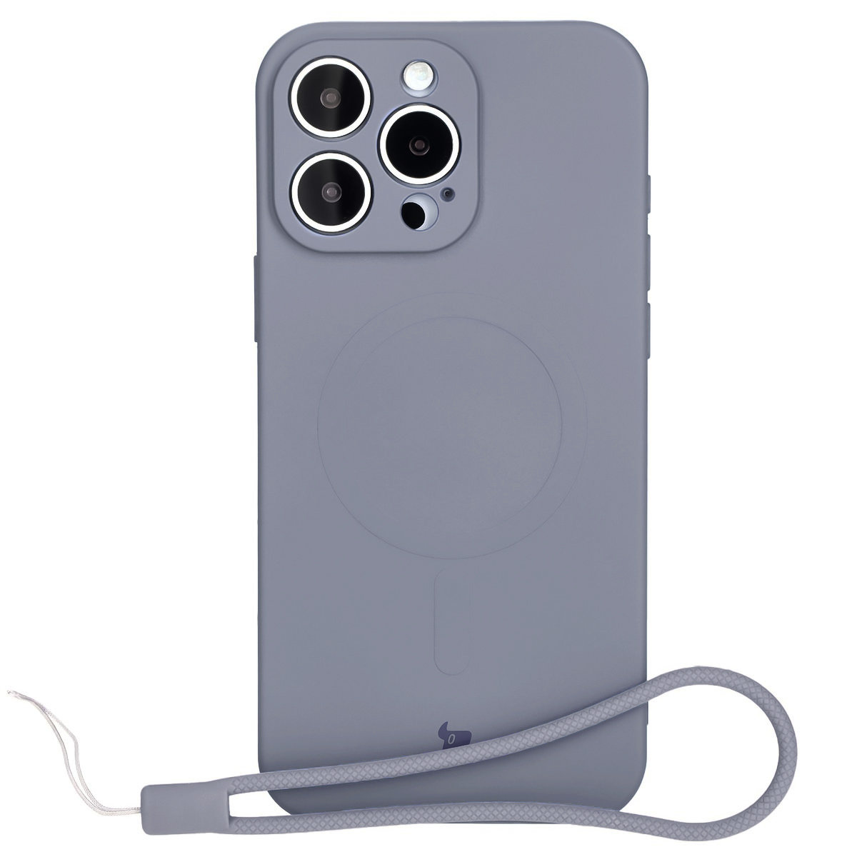 Husă cu inel magnetic Bizon Case Silicone Magnetic pentru Apple iPhone 16 Pro