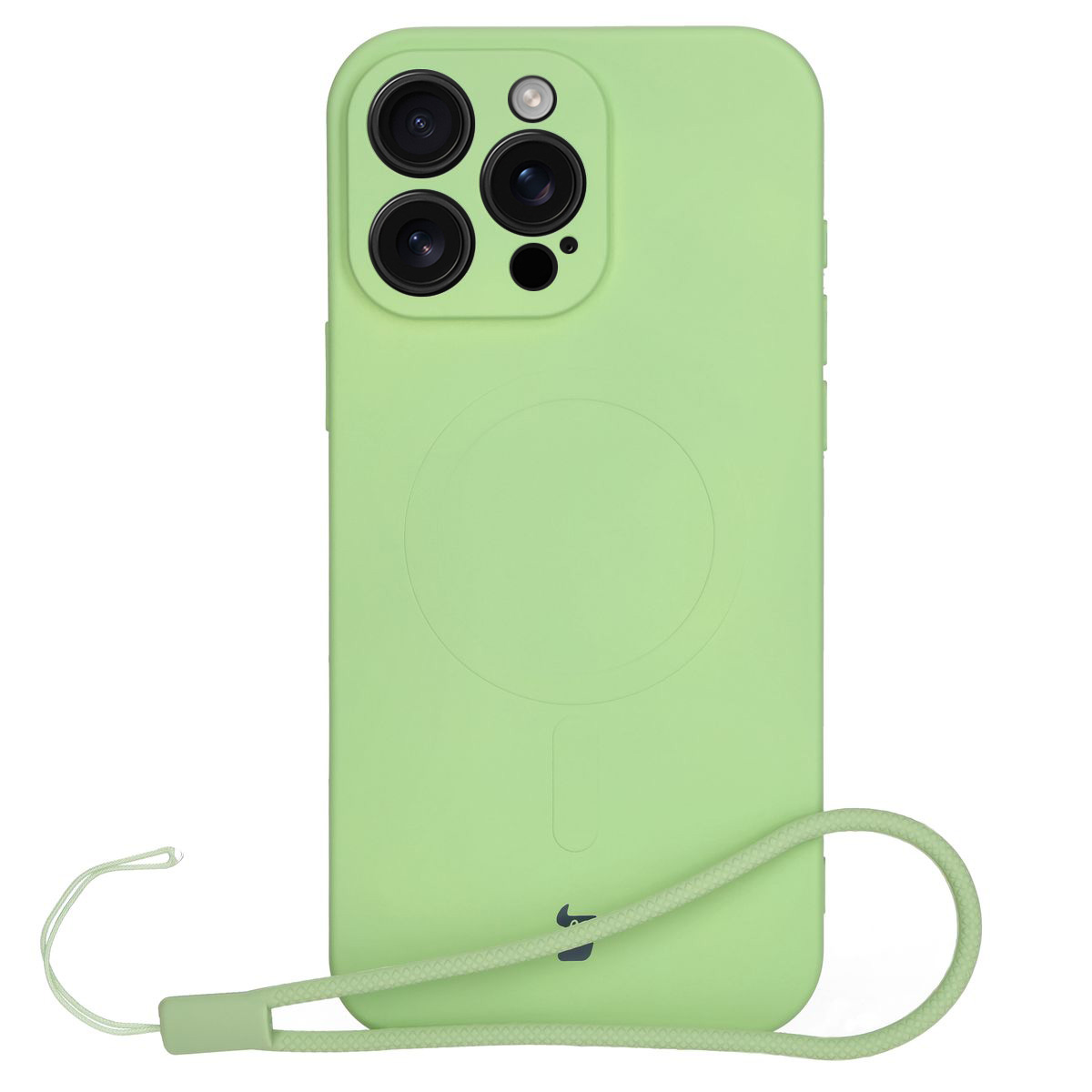Etui cu inel magnetic Bizon Case Silicone Magnetic pentru Apple iPhone 16 Pro