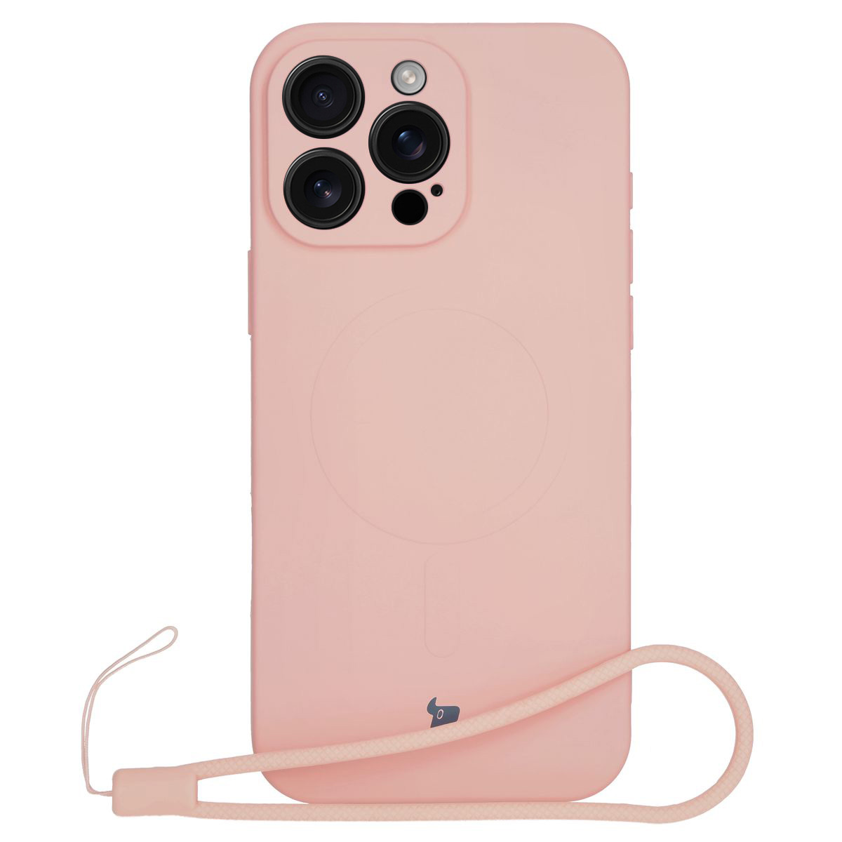 Husă cu inel magnetic Bizon Case Silicone Magnetic pentru Apple iPhone 16 Pro