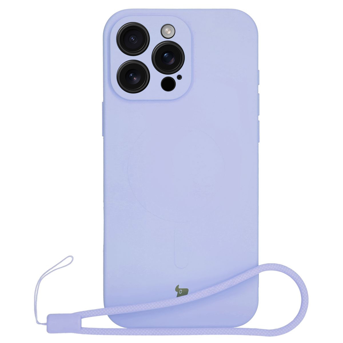 Etui cu inel magnetic Bizon Case Silicone Magnetic pentru Apple iPhone 16 Pro