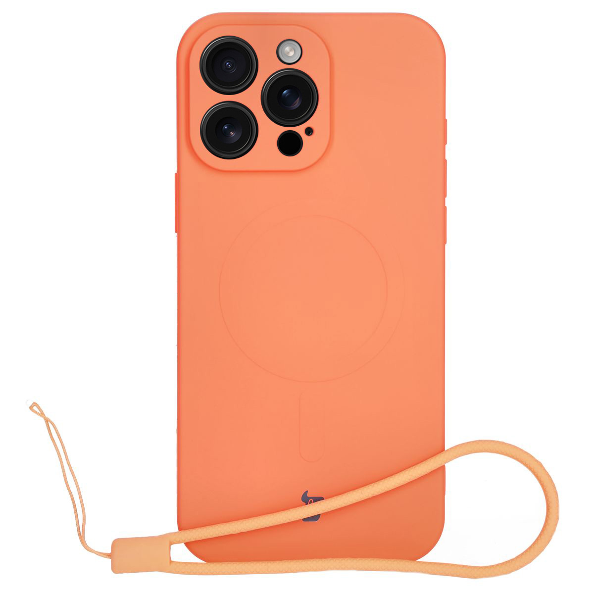 Etui cu inel magnetic Bizon Case Silicone Magnetic pentru Apple iPhone 16 Pro