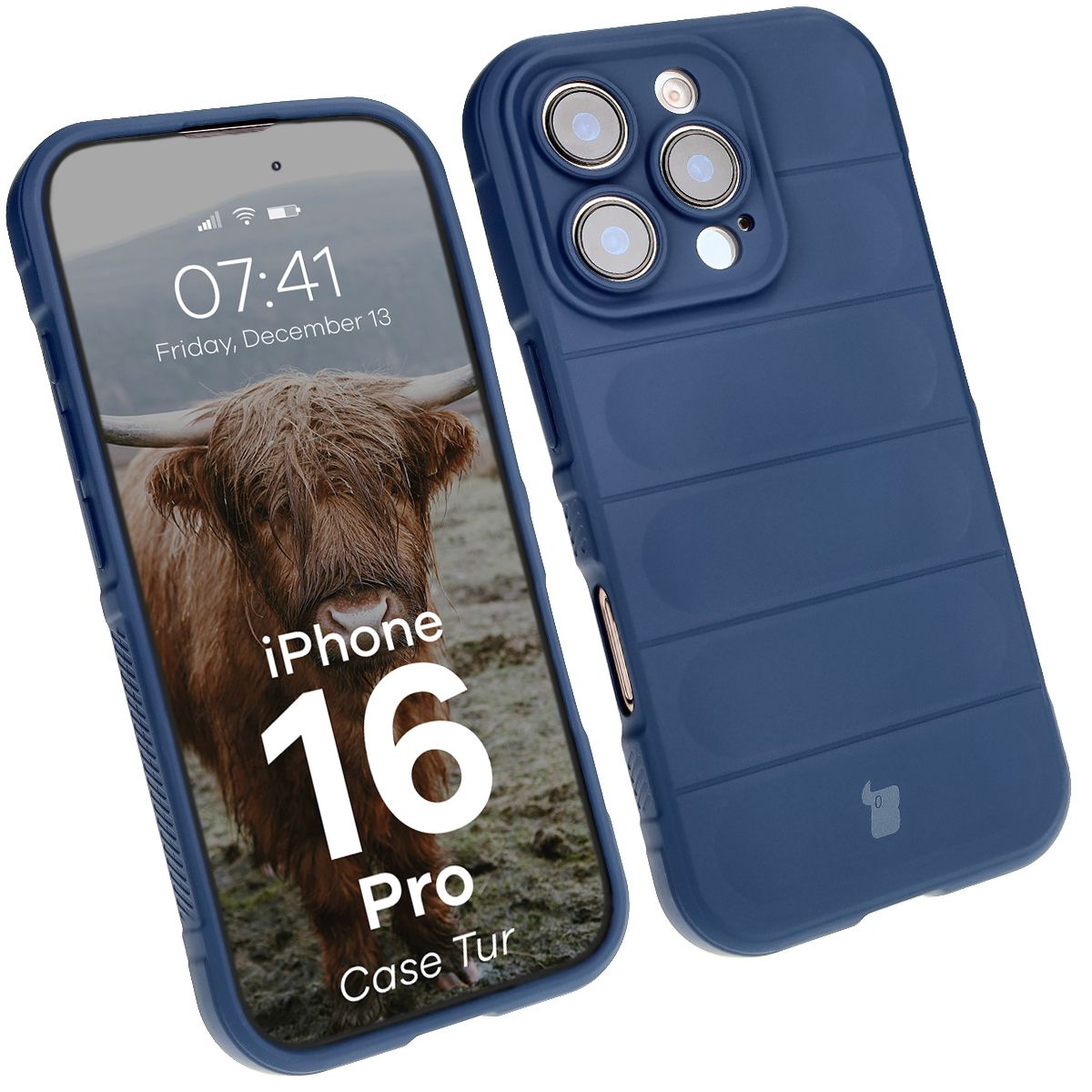 Husa robustă Bizon Case Tur pentru Apple iPhone 16 Pro