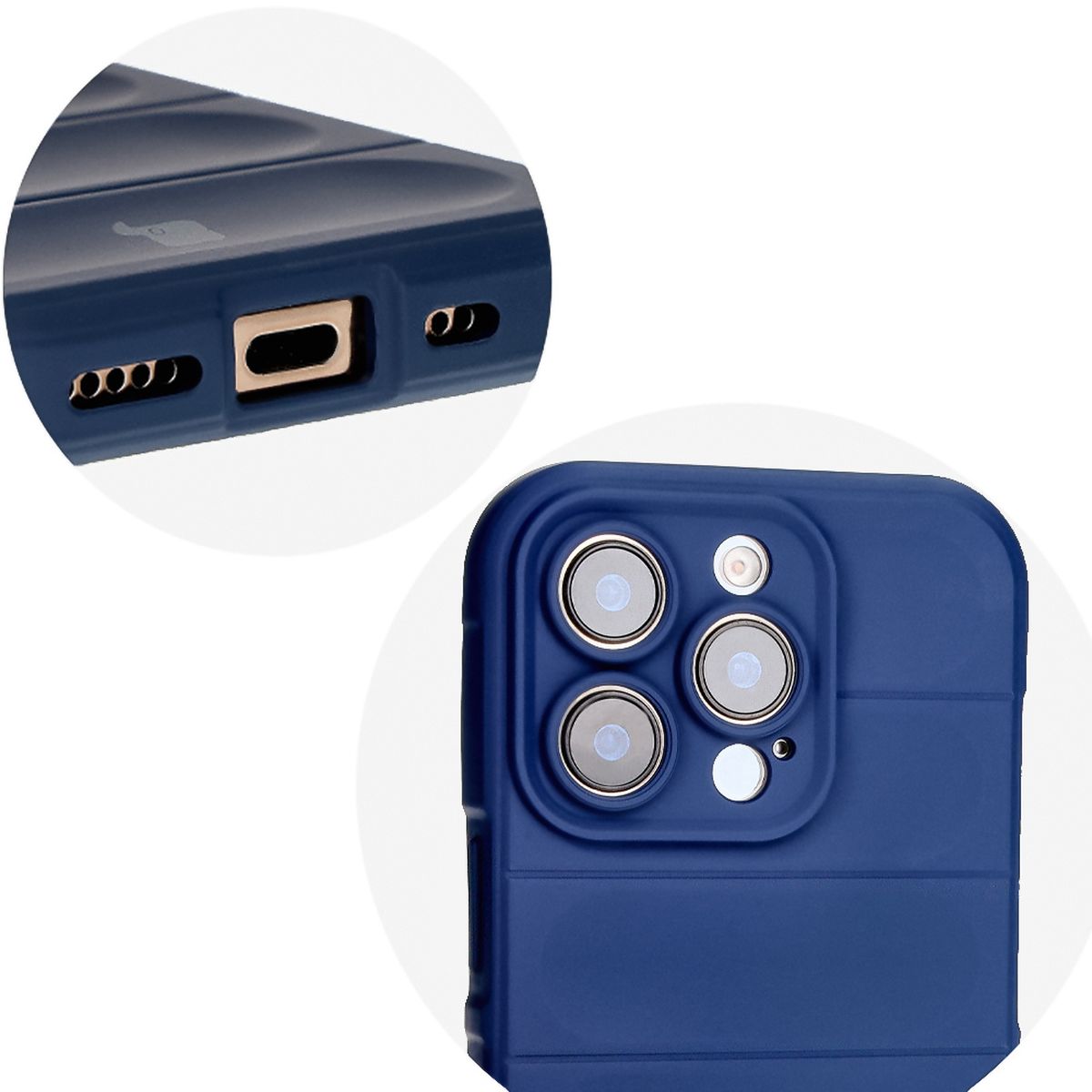 Decupaje precise și compatibilitate cu încărcarea prin inducție în husa Bizon Case Tur