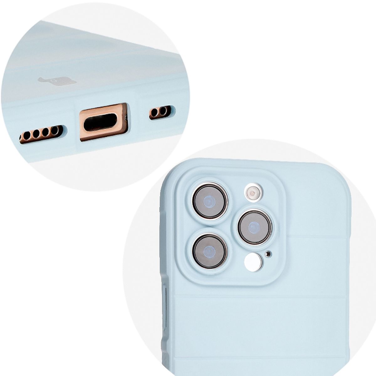 Precise cutouts and compatibility with wireless charging in Bizon Case Tur