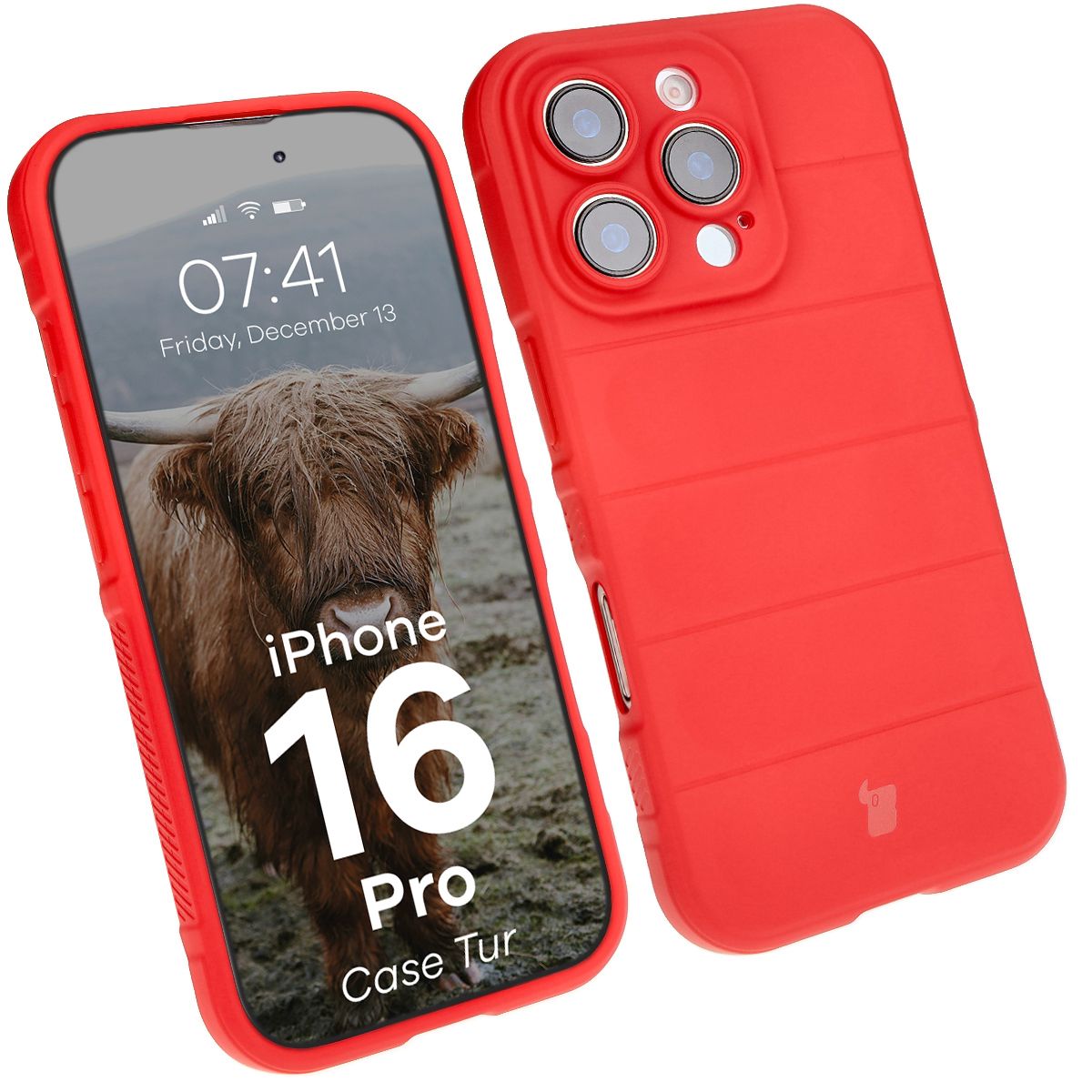 Husă rezistentă Bizon Case Tur pentru Apple iPhone 16 Pro