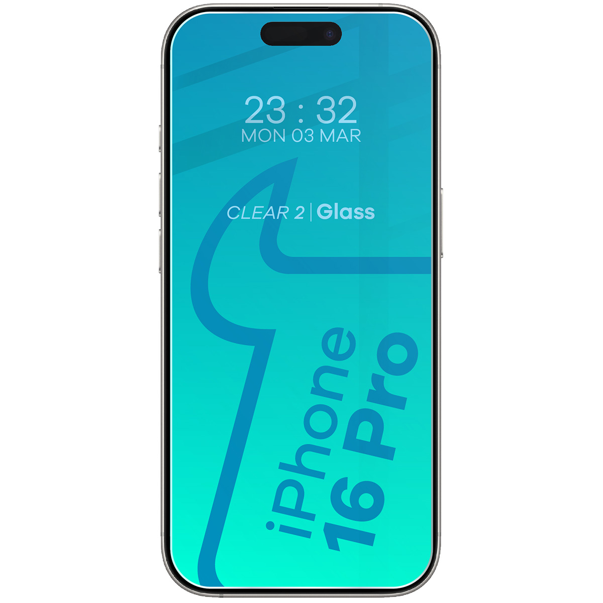 Szkło hartowane do Apple iPhone 16 Pro Bizon Glass Clear 2