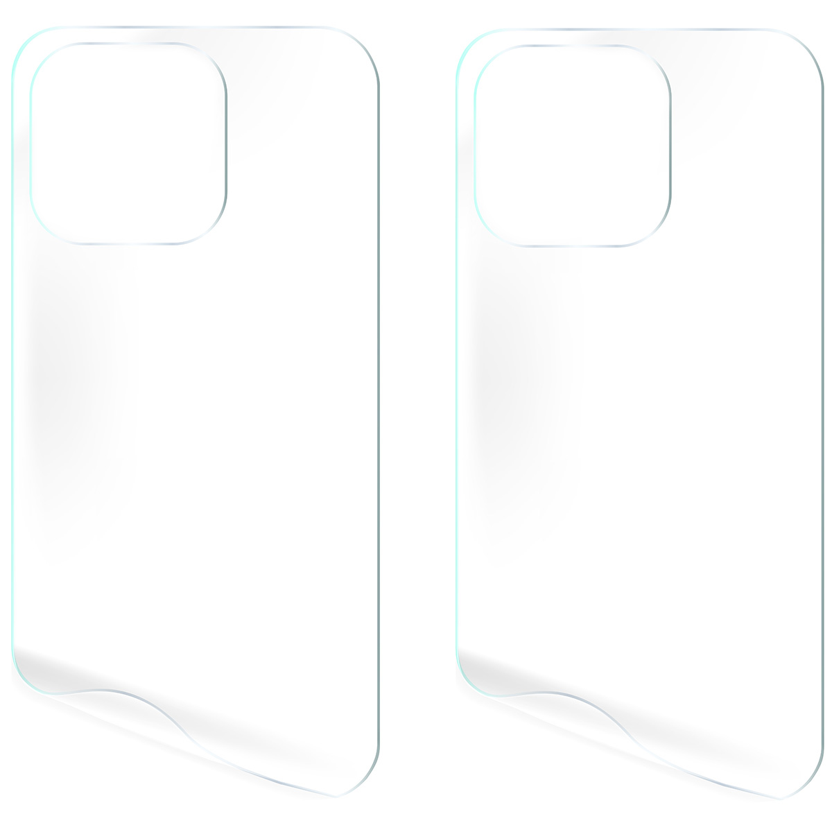 Przezroczystość folii hydrożelowej na tył telefonu Bizon Glass Hydrogel Back