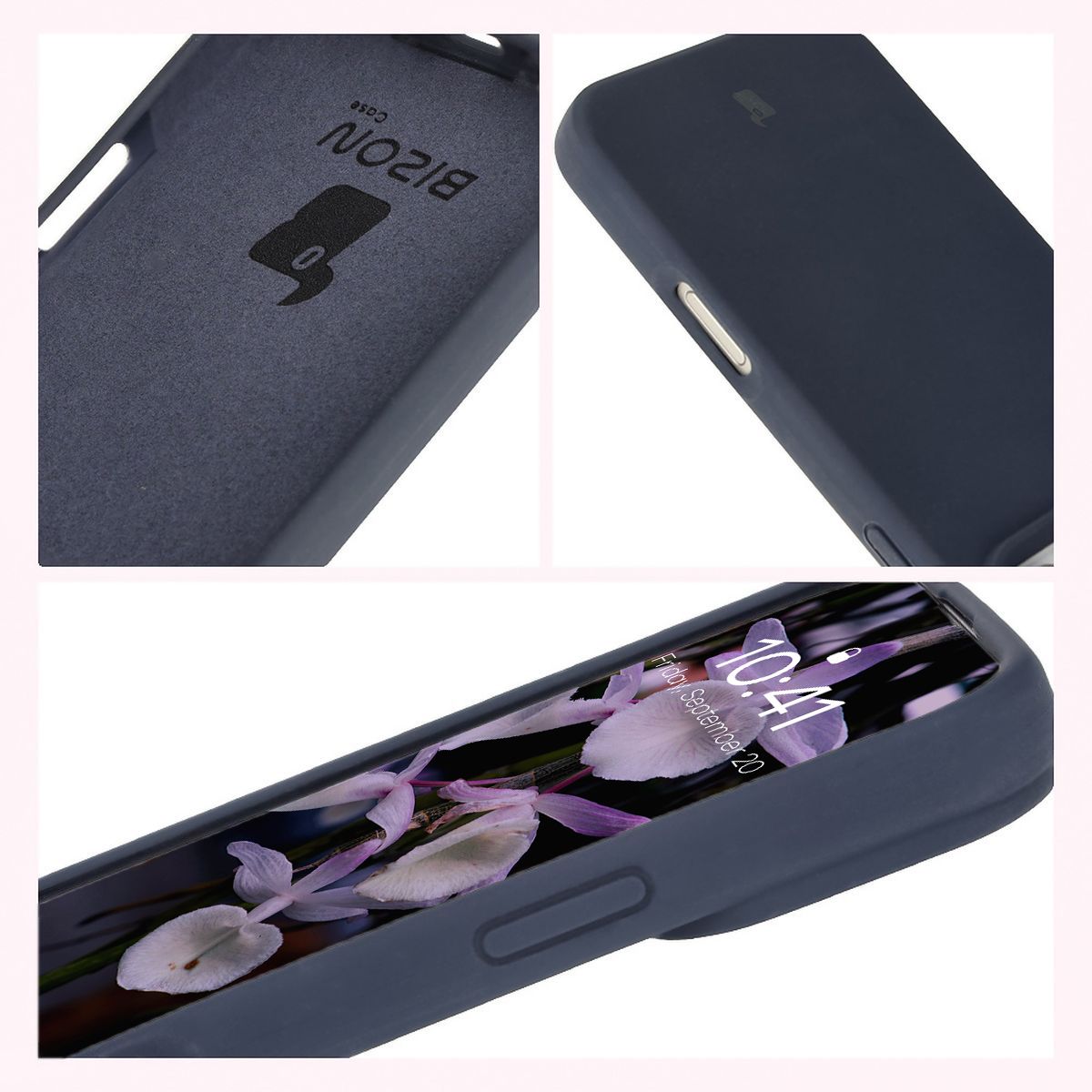 Konstruktion der Bizon Soft Case: integrierte Abdeckungen, erhöhte Kanten und Mikrofaserpolsterung