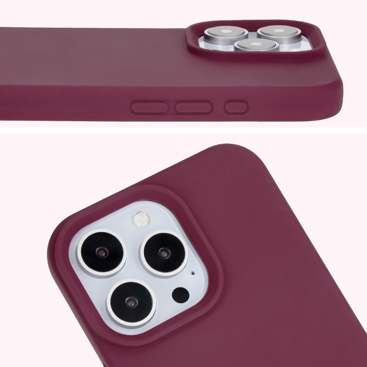 Prim-plan al decupajului pentru camere în husa Bizon Soft Case