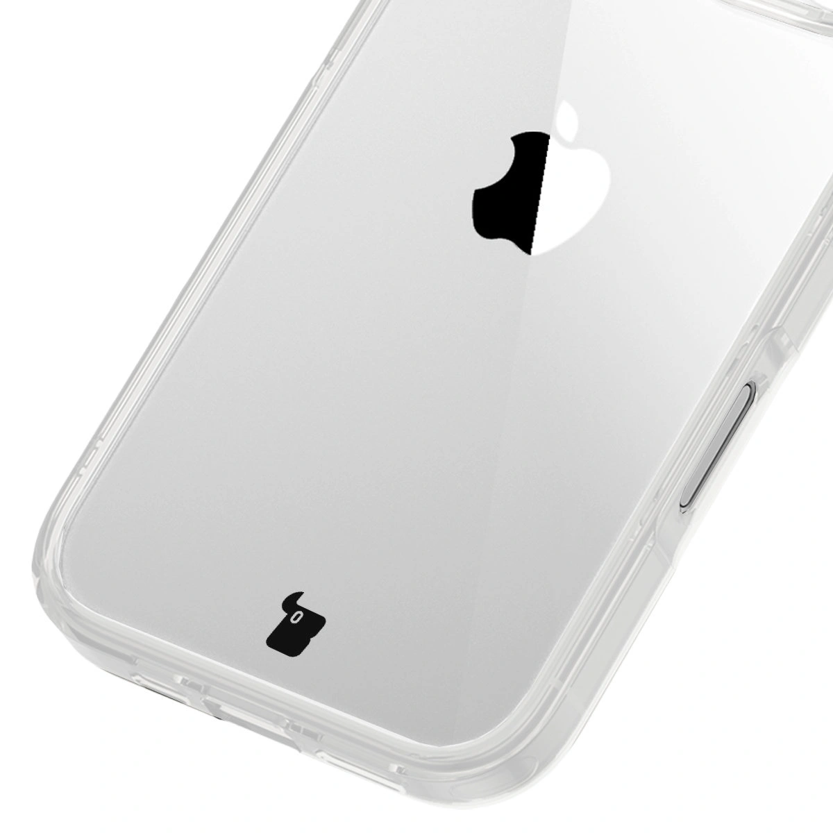Zbliżenie na trwały kolor etui Bizon Case Halo do Apple iPhone 16