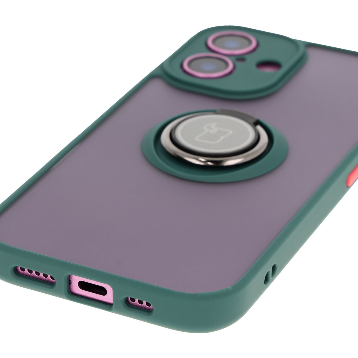 Decupaje precise, capace integrate și decupaj pentru cordon în husa Bizon Case Hybrid Ring