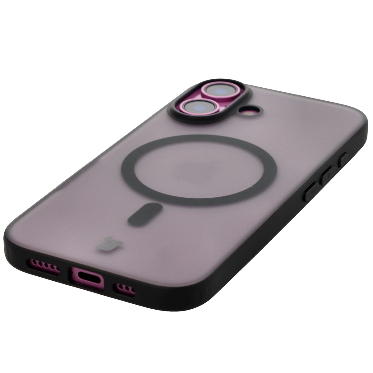 Teljes kivágás és emelt élek a kamerához a Bizon Case MatteO tokban