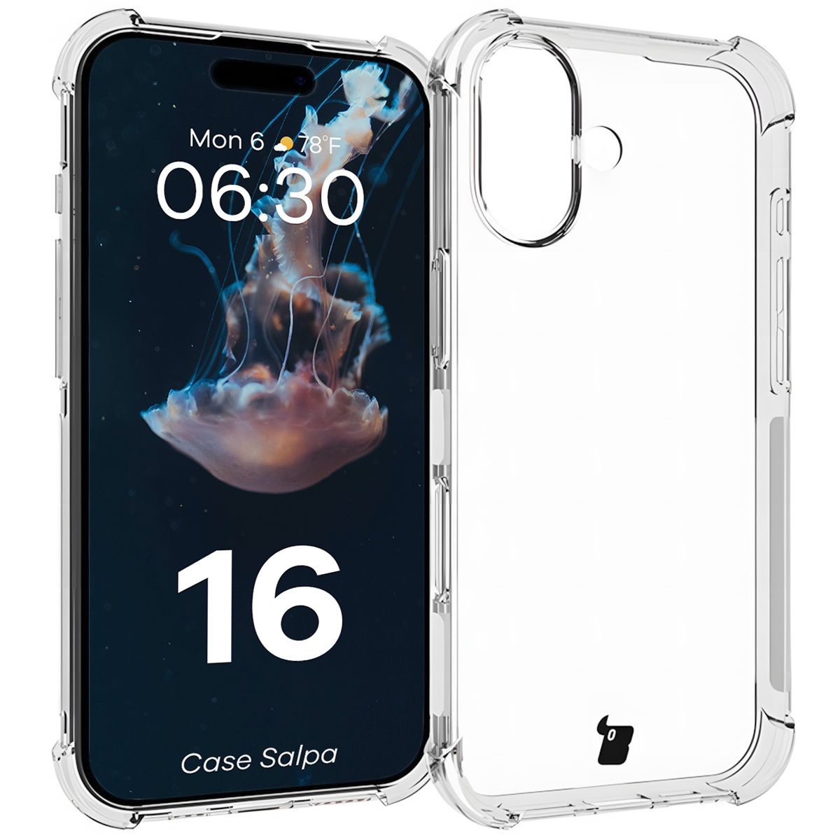 Transparente Hülle Bizon Case Salpa für iPhone 16
