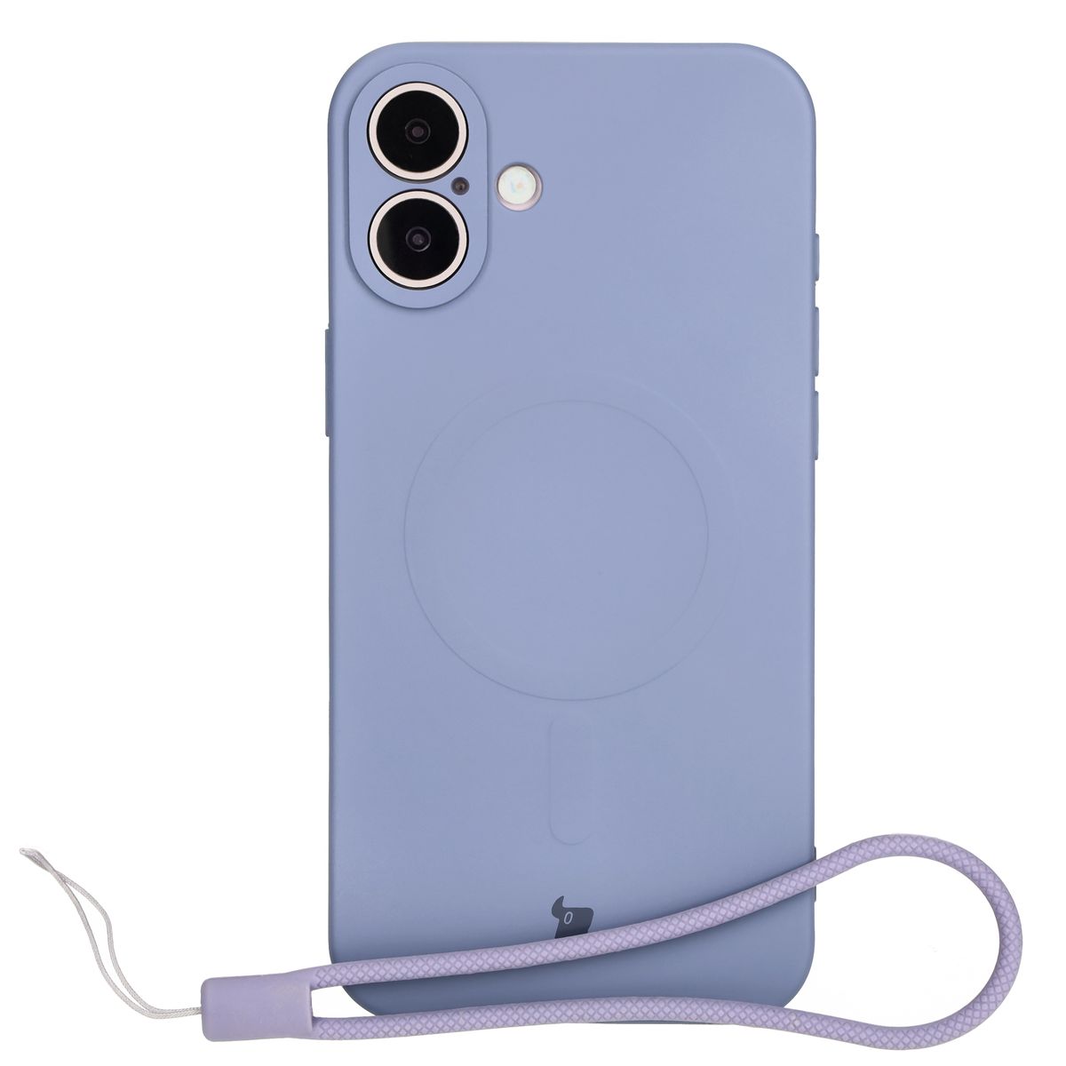 Husă cu inel magnetic Bizon Case Silicone Magnetic pentru Apple iPhone 16