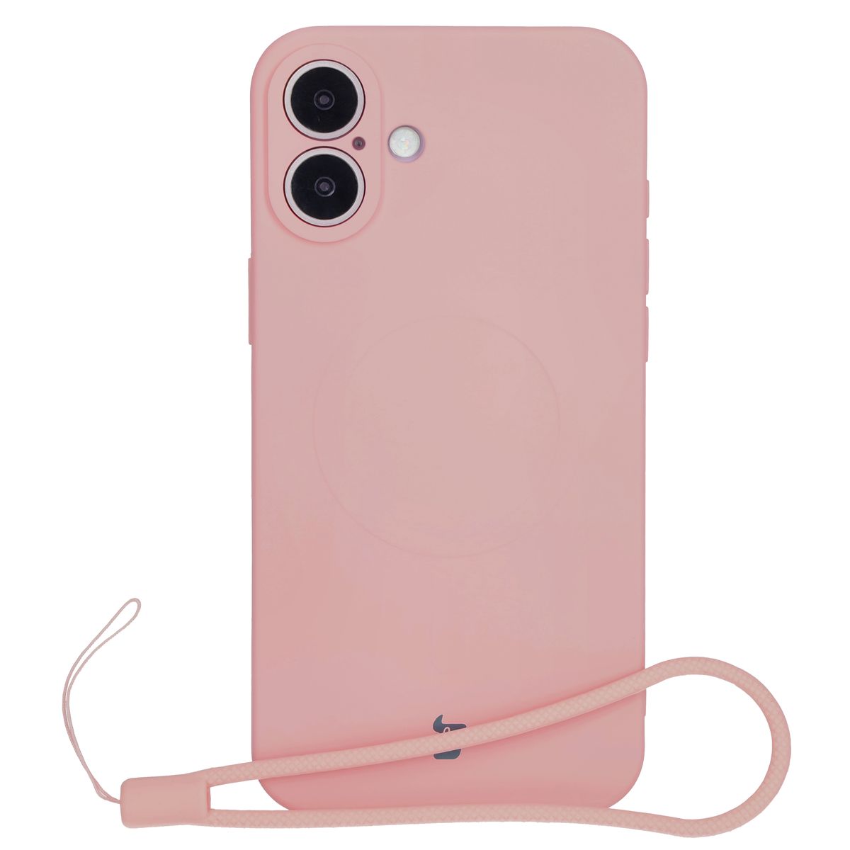 Carcasă cu inel magnetic Bizon Case Silicone Magnetic pentru Apple iPhone 16