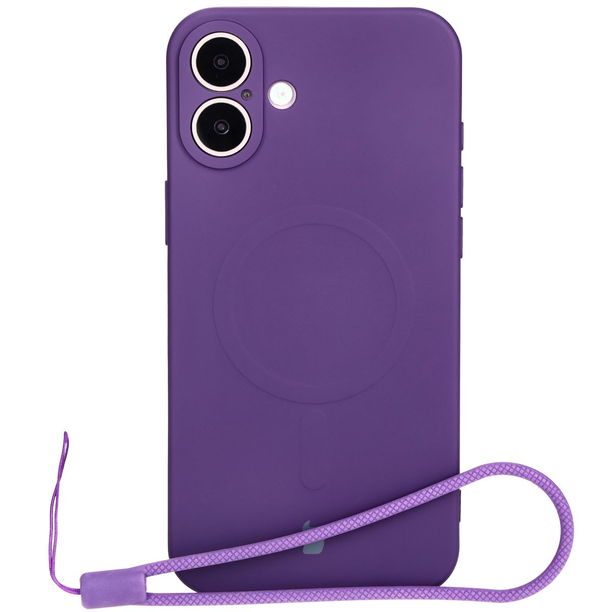 Etui cu inel magnetic Bizon Case Silicone Magnetic pentru Apple iPhone 16