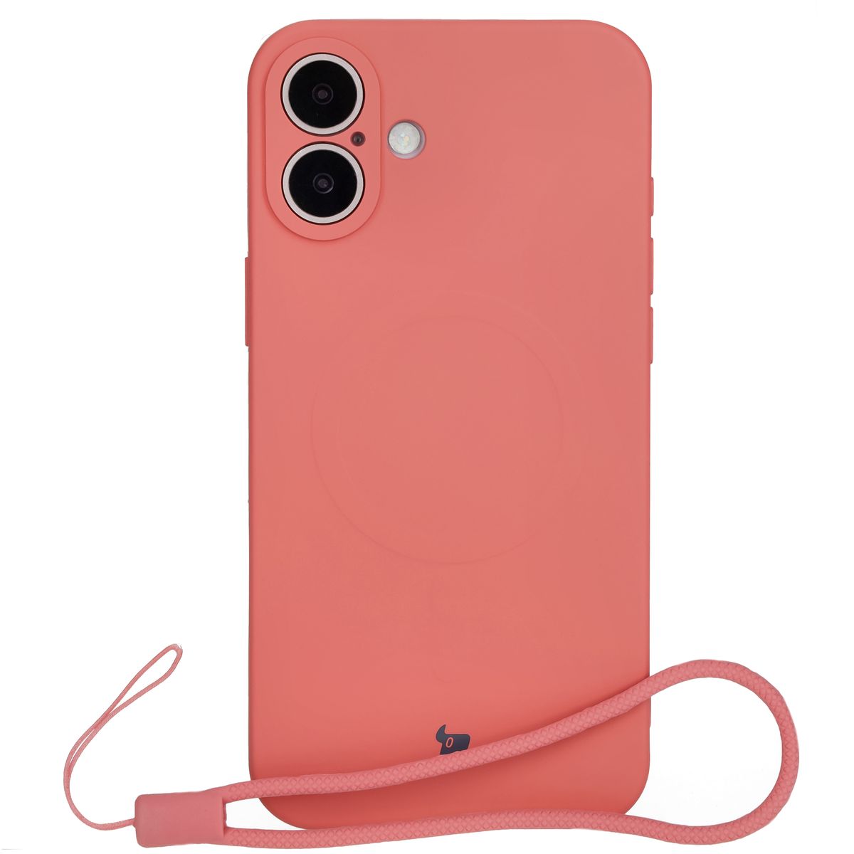 Husă cu inel magnetic Bizon Case Silicone Magnetic pentru Apple iPhone 16