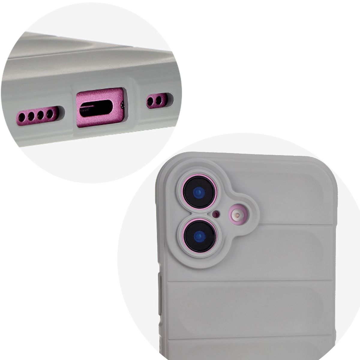 Decupaje precise și compatibilitate cu încărcarea wireless în husa Bizon Case Tur