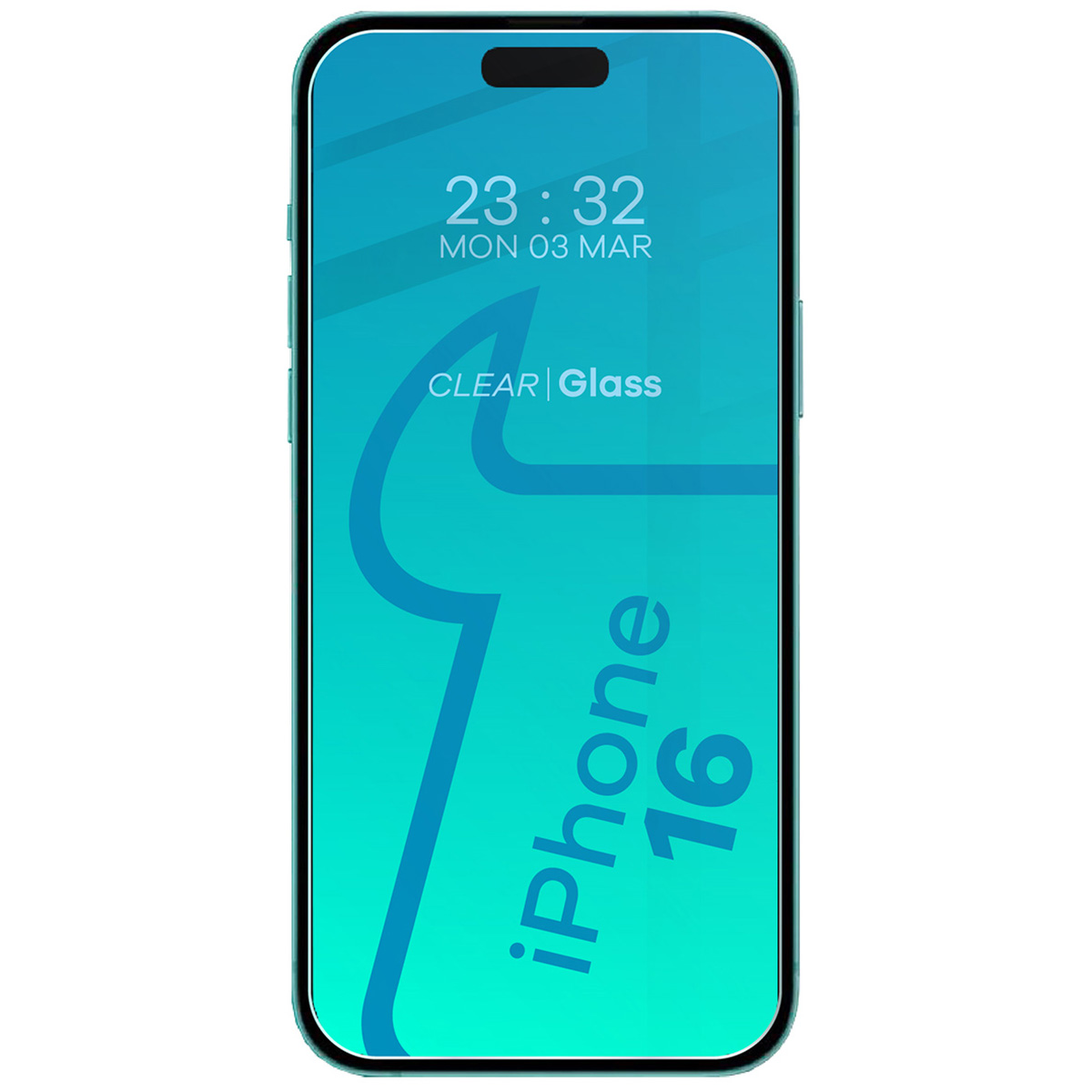 Szkło hartowane do Apple iPhone 16 Bizon Glass Clear 2