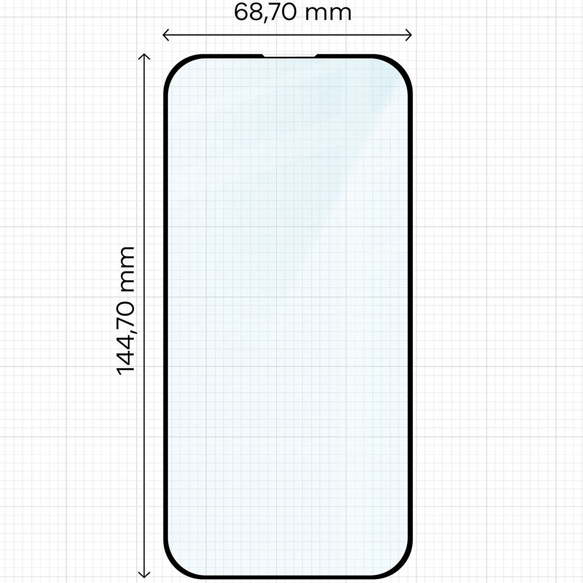 Wymiary szkła Bizon Glass Edge 2