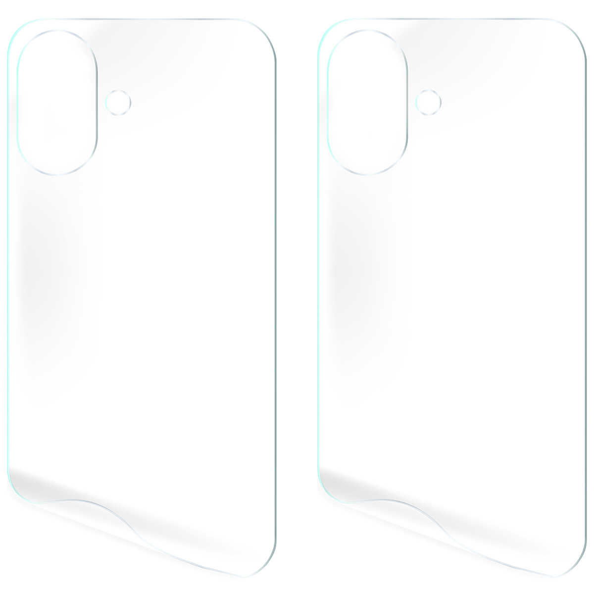 Przezroczystość folii hydrożelowej na tył telefonu Bizon Glass Hydrogel Back