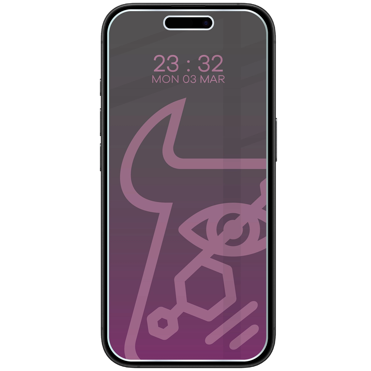 Idealne dopasowanie Bizon Smart Glass do iPhone 16