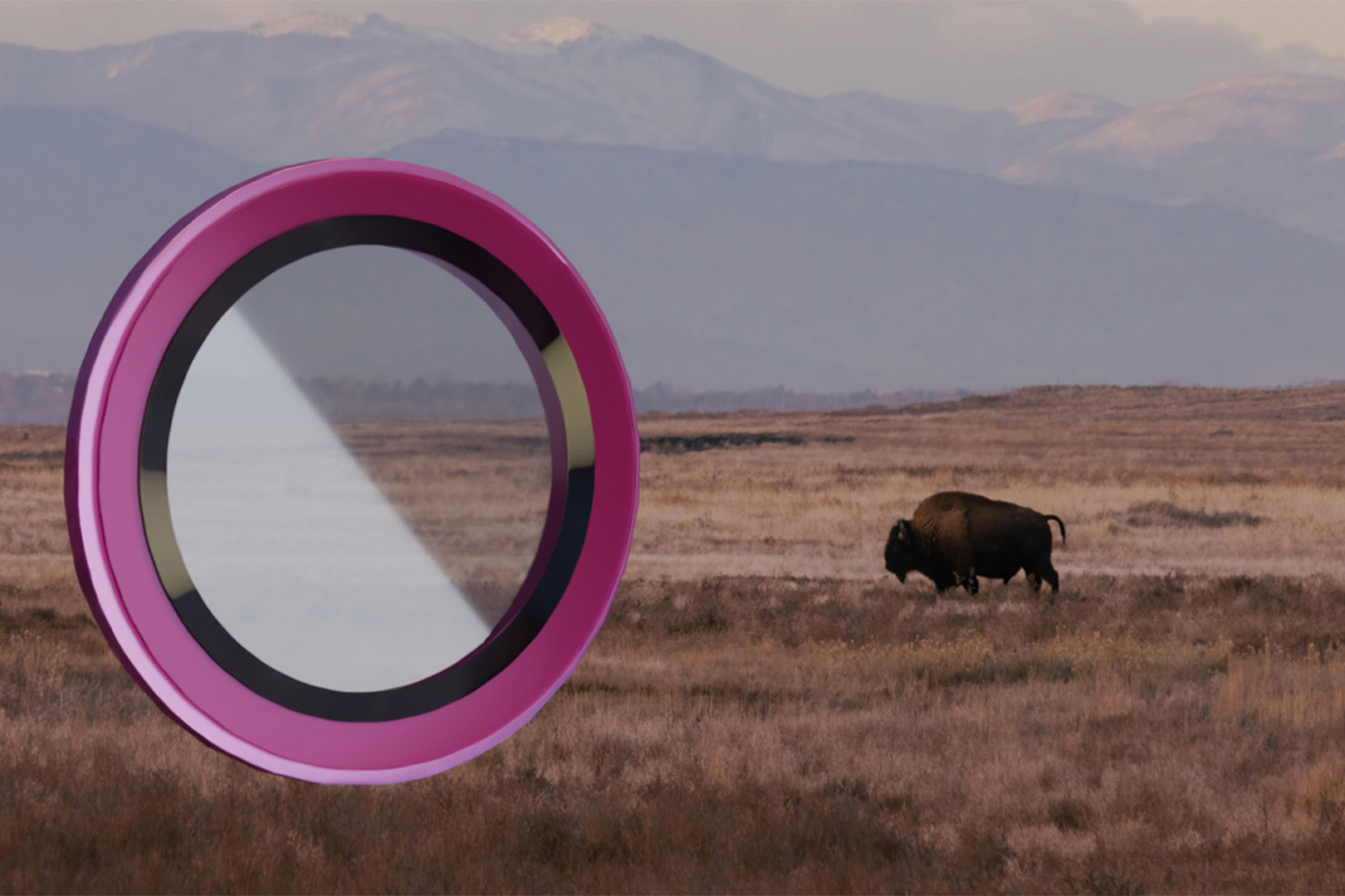 Transparenz des gehärteten Glases Bizon Snap Lens