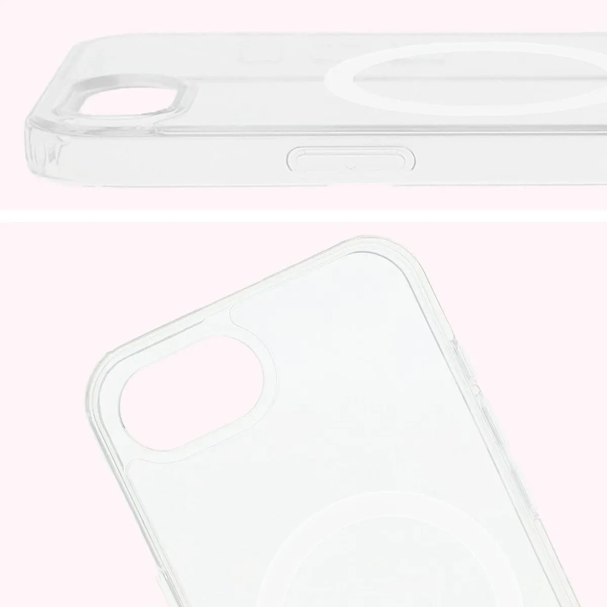 Full cutout and raised edges for the camera in Bizon Case CrystalO