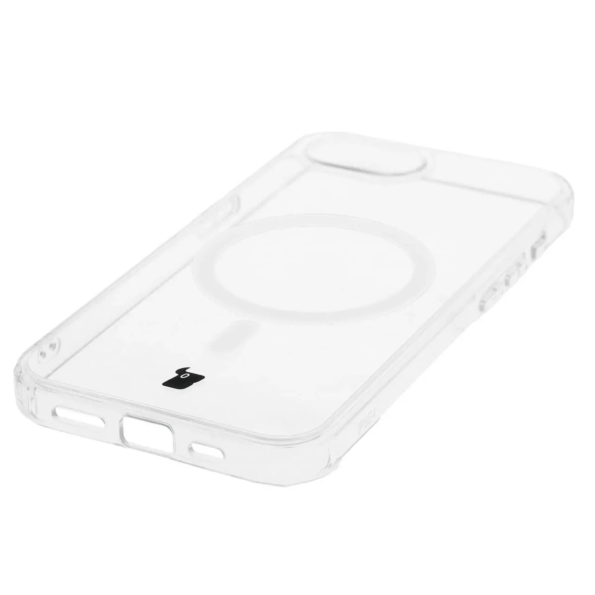 Integrated buttons, cutouts, and hybrid material in Bizon Case CrystalO