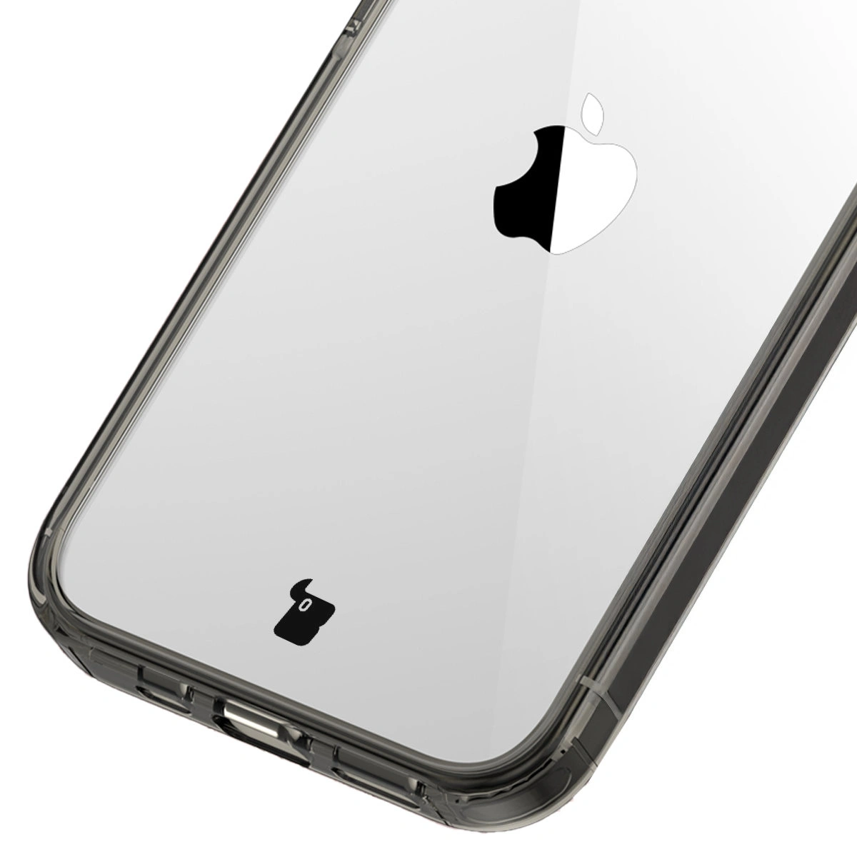 Prim-plan pe culoarea durabilă a etui Bizon Case Halo pentru Apple iPhone 16e