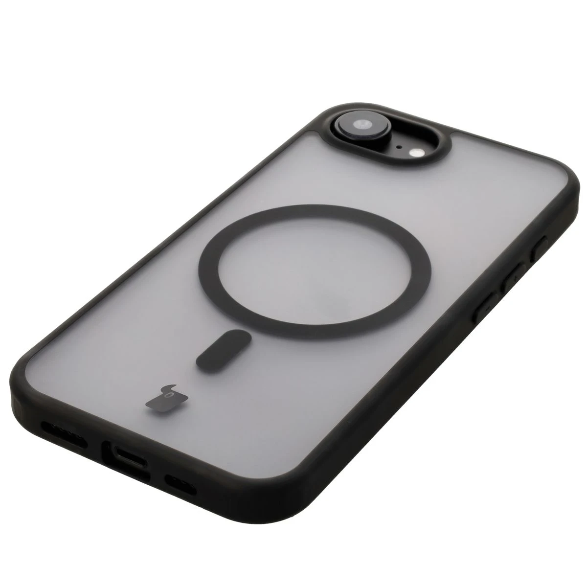 Integrated buttons, cutouts, and hybrid material in Bizon Case MatteO