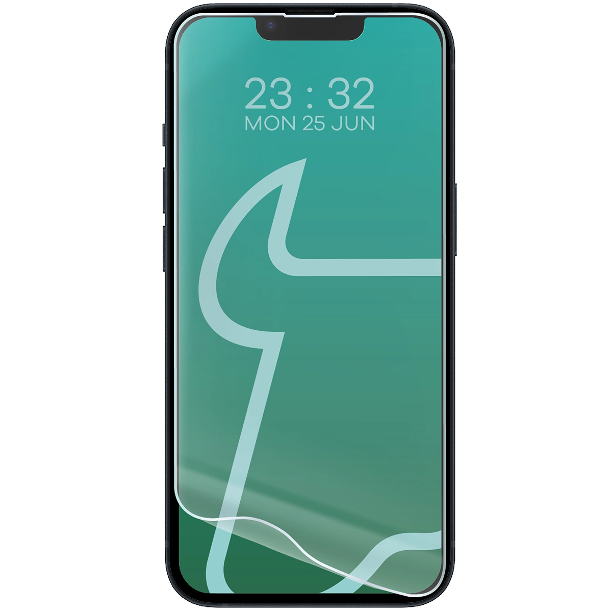 Folia hydrożelowa do Apple iPhone 16e / Apple iPhone 14 / Apple iPhone 13 Pro / Apple iPhone 13 obok telefonu