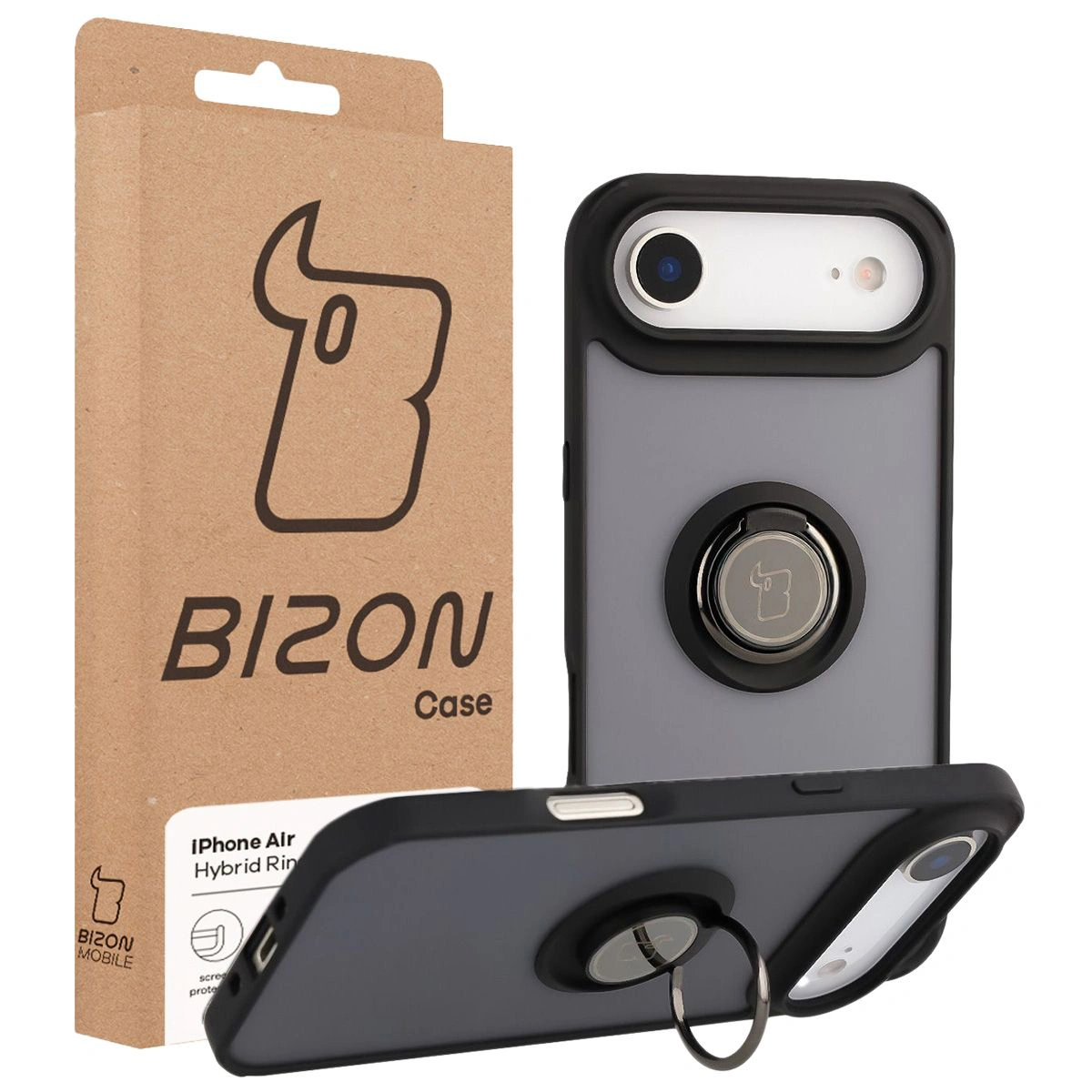 Front of the Bison Case box with a dedicated label for Apple iPhone 17 Air