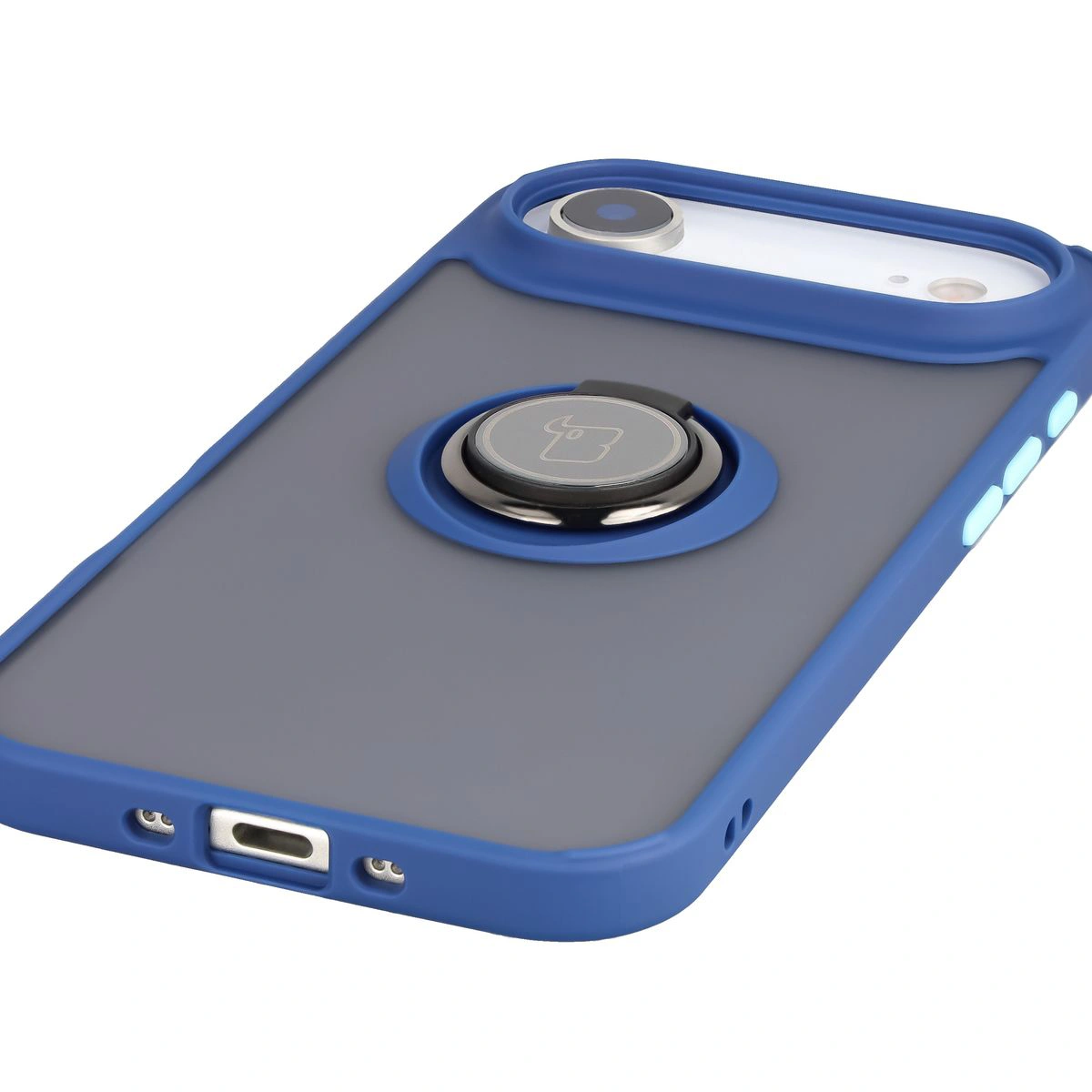 Precise cutouts, integrated covers, and lanyard cutout in the Bizon Case Hybrid Ring for Apple iPhone 17 Air
