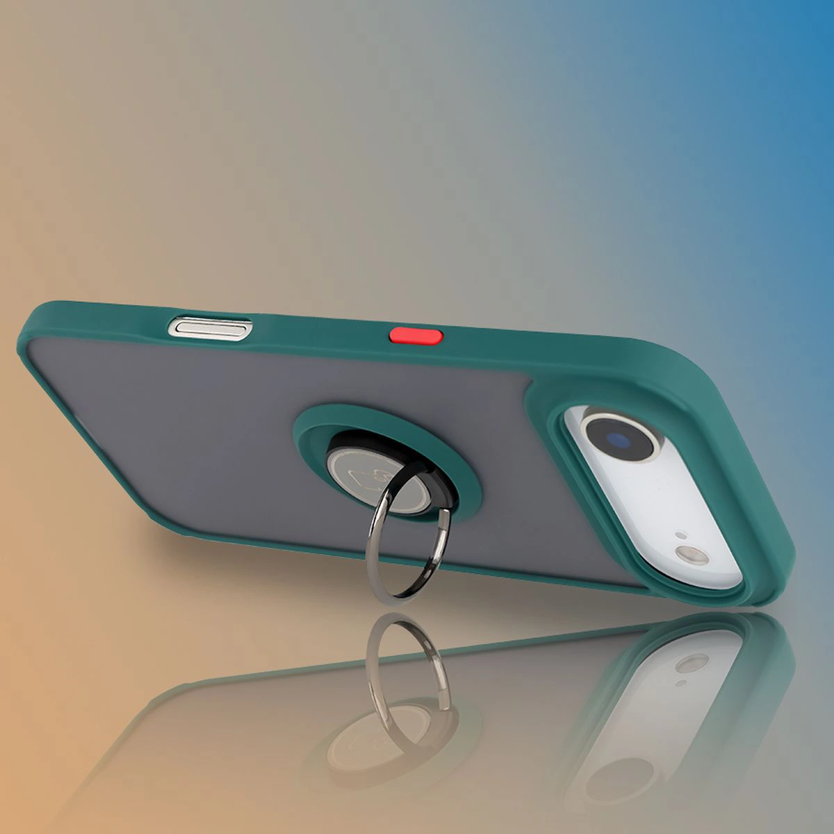 Suportul ca suport în husa Bizon Hybrid Ring pentru Apple iPhone 17 Air