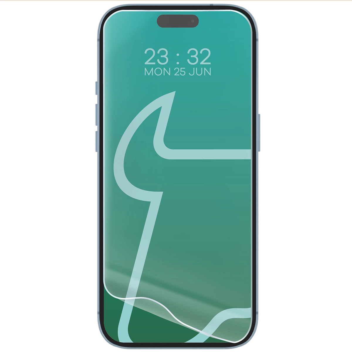 Hydrogel film for Apple iPhone Air next to the phone