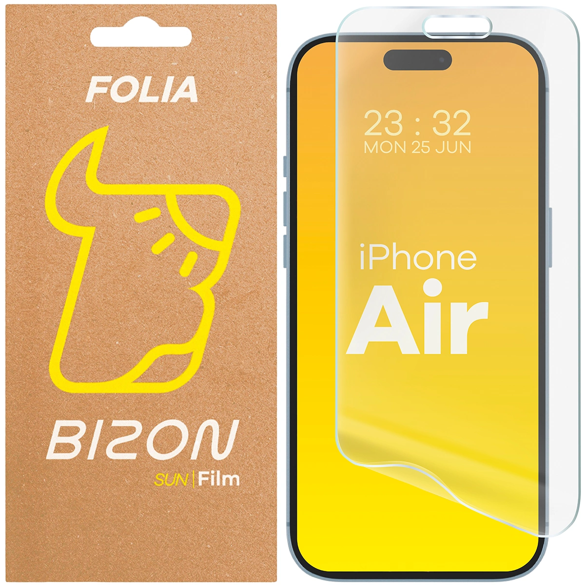 Folia matowa na ekran Bizon Glass Film Sun do Apple iPhone Air, 1 sztuka