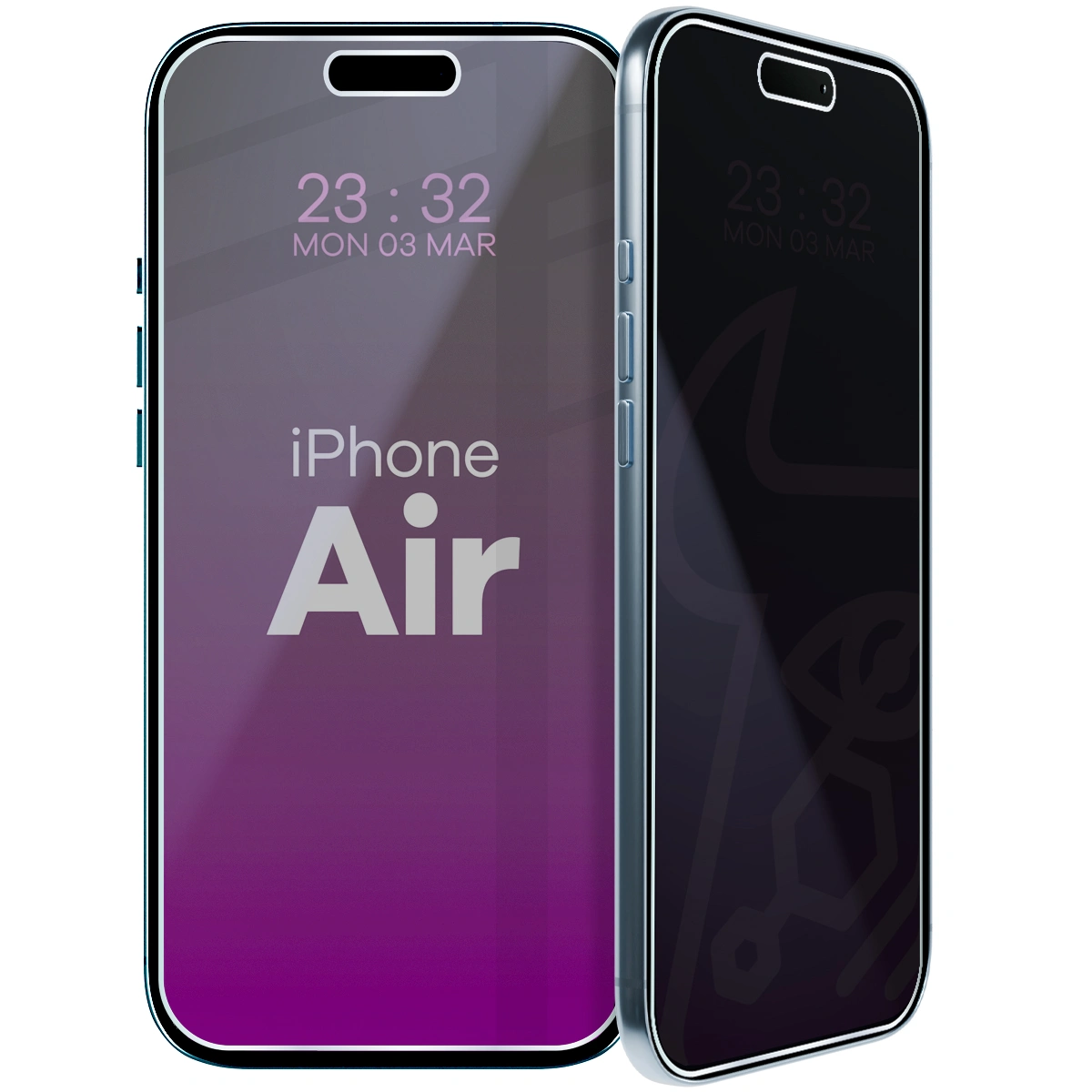 Szkło hybrydowe prywatyzujące Bizon Glass Mule Shadow do Apple iPhone Air