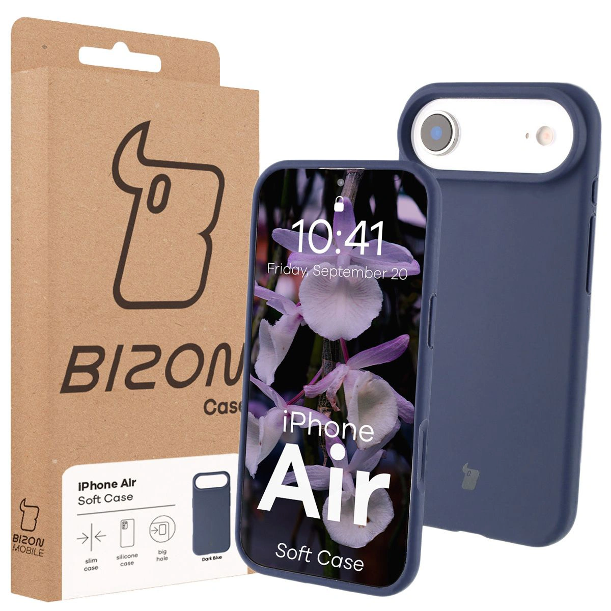 Front of the Bison Case box with a dedicated label for Apple iPhone 17 Air