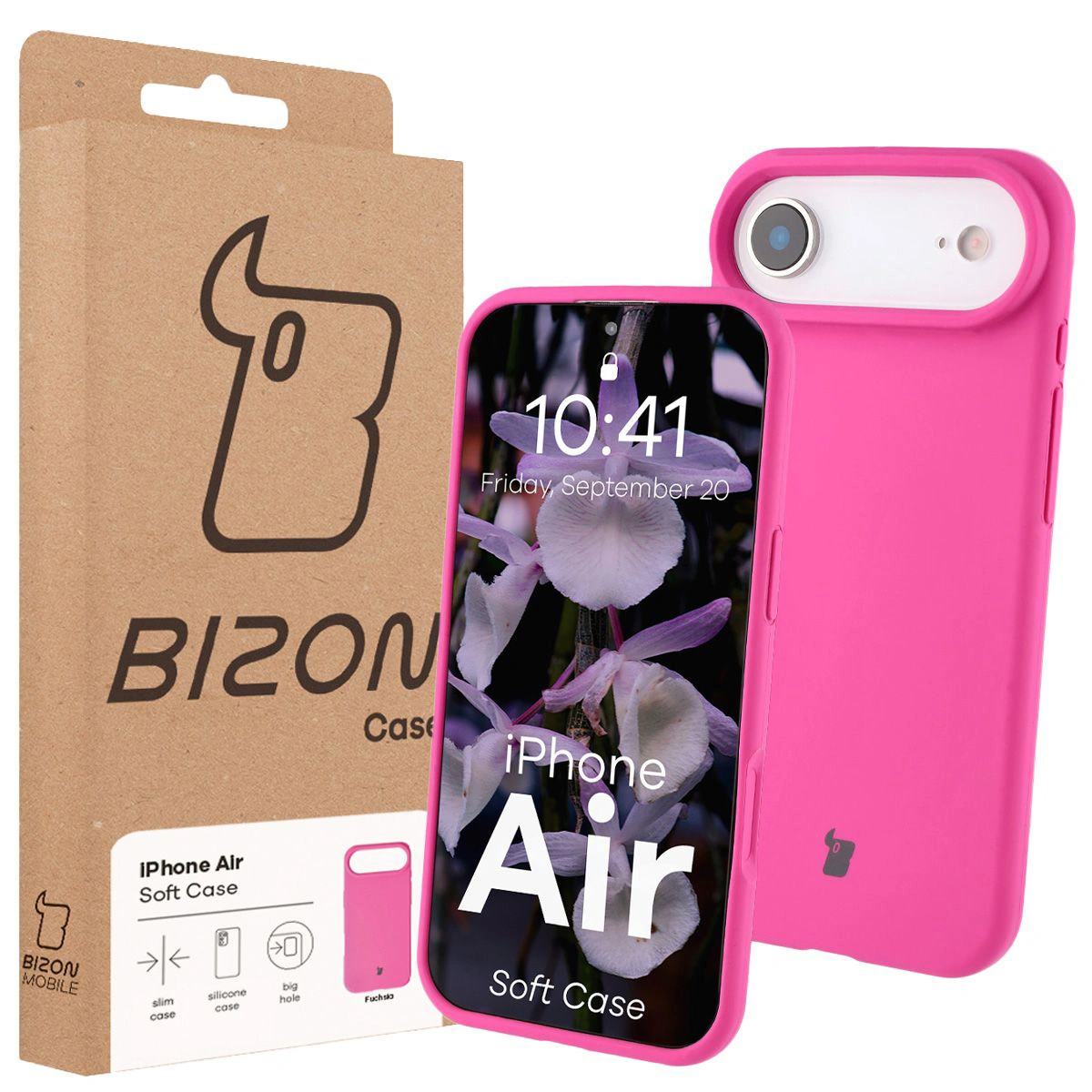 Front of the Bison Case box with a dedicated label for Apple iPhone 17 Air