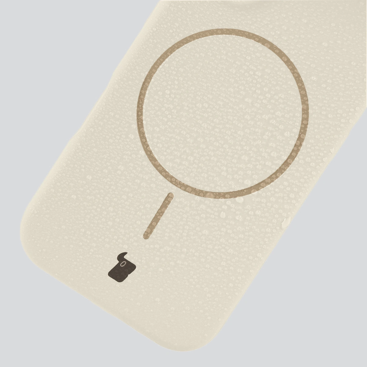 Zbliżenie na materiał Bizon Soft Case Magnetic do Apple iPhone Air
