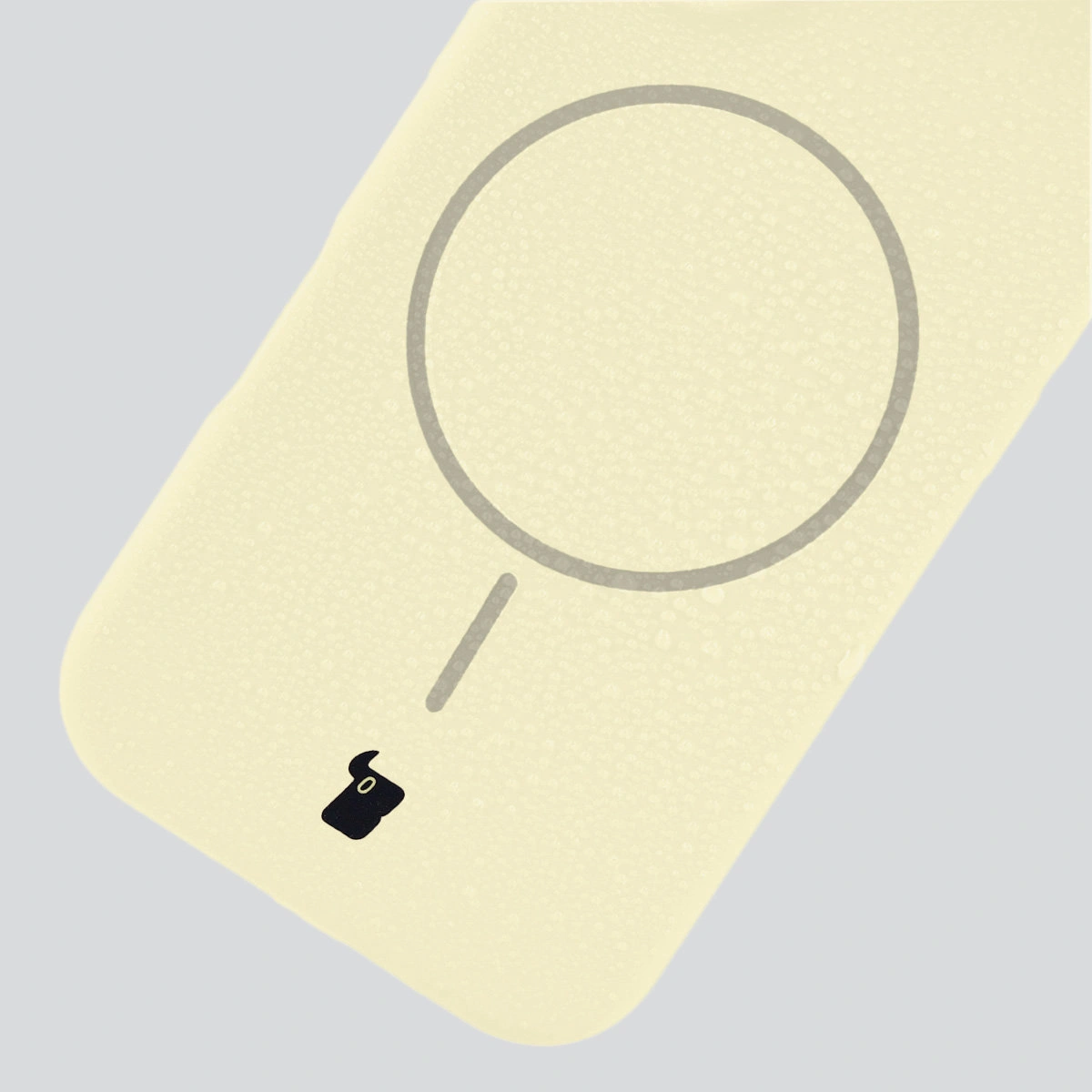 Zbliżenie na materiał Bizon Soft Case Magnetic do Apple iPhone Air