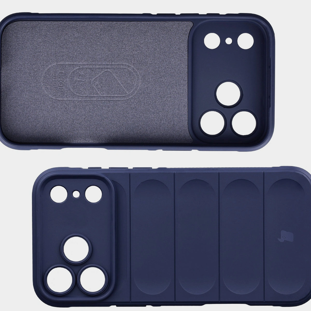 Microfiber lining, grooves on the back, and reinforced corners in the Bison Case Tur for Apple iPhone 17 Pro Max