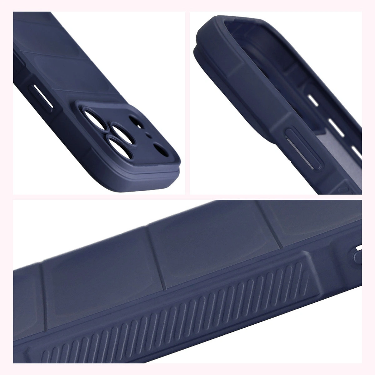 Textured sides and raised edges of the screen and camera in the Bison Case Tur for Apple iPhone 17 Pro Max