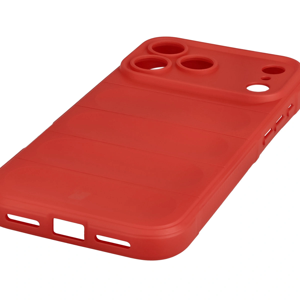 Precyzyjne wycięcia i kompatybilność z ładowaniem indukcyjnym w etui Bizon Case Tur do Apple iPhone 17 Pro Max