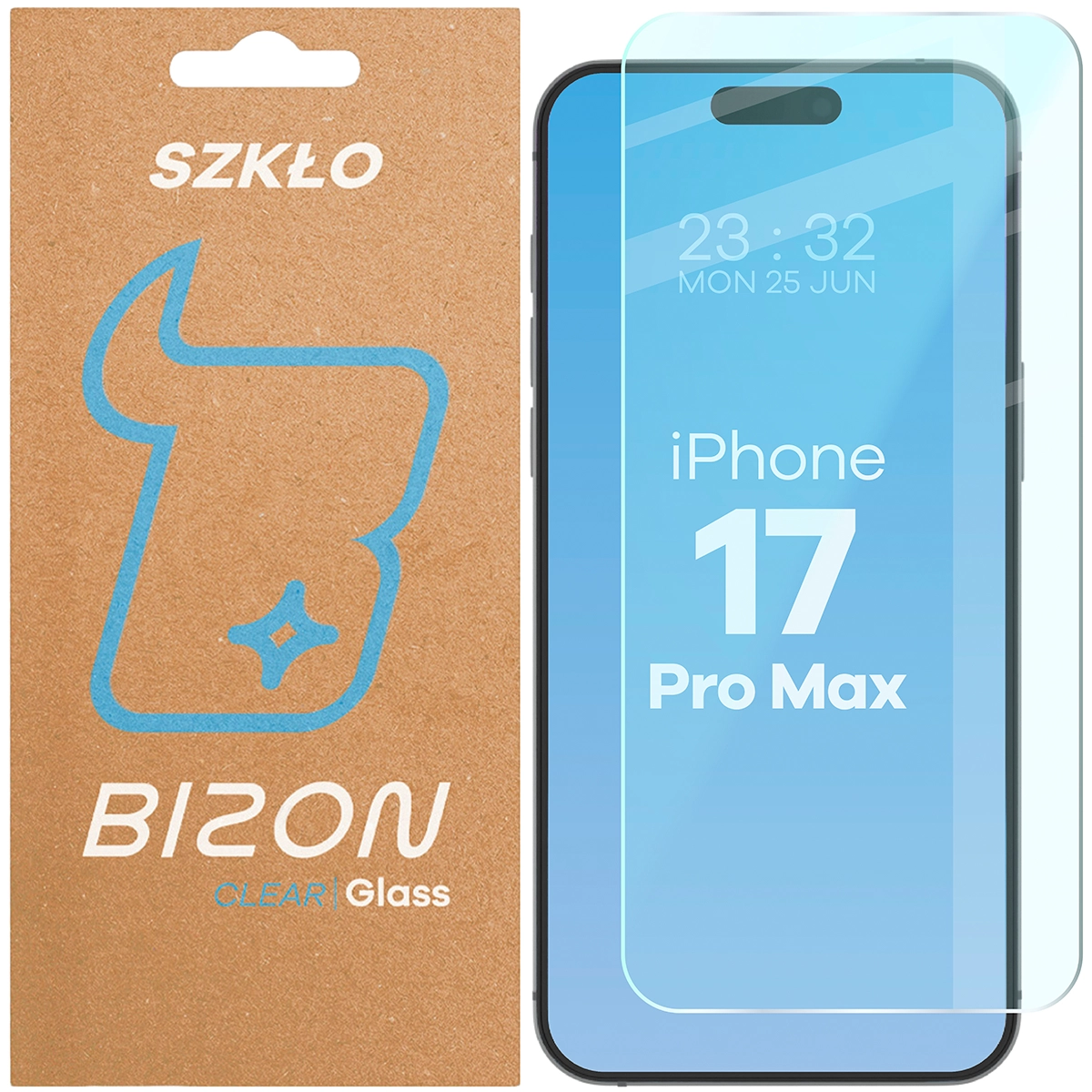 Szkło hartowane Bizon Glass Clear 2 do Apple iPhone 17 Pro Max