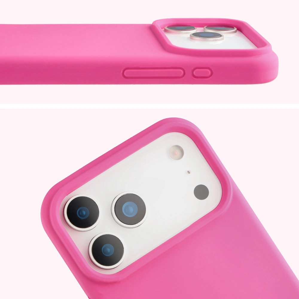 Close-up of the lens cutout in the Bison Soft Case