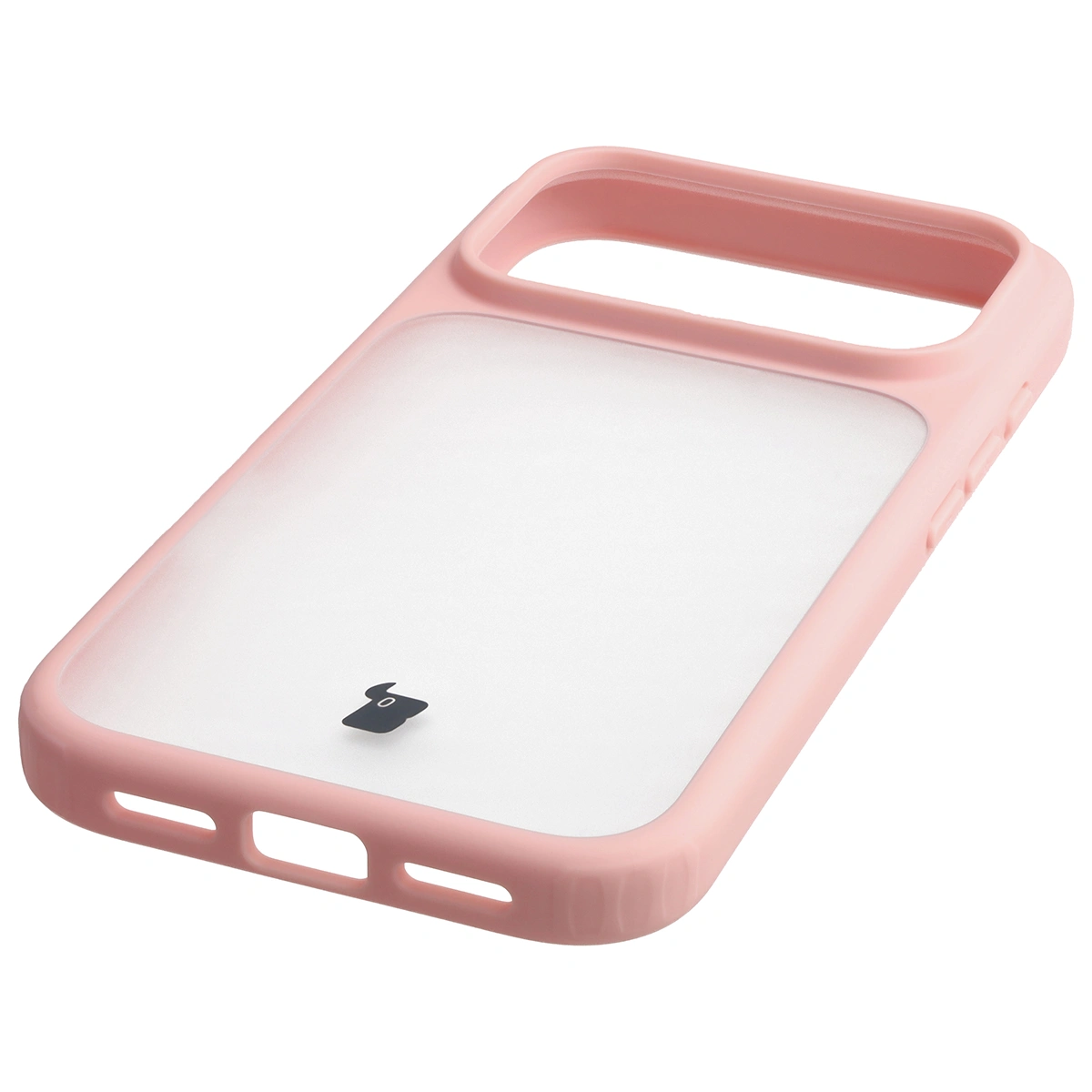 Butoane integrate, decupaje și material hibrid în etui-ul Bizon Case Angelo pentru Apple iPhone 17 Pro